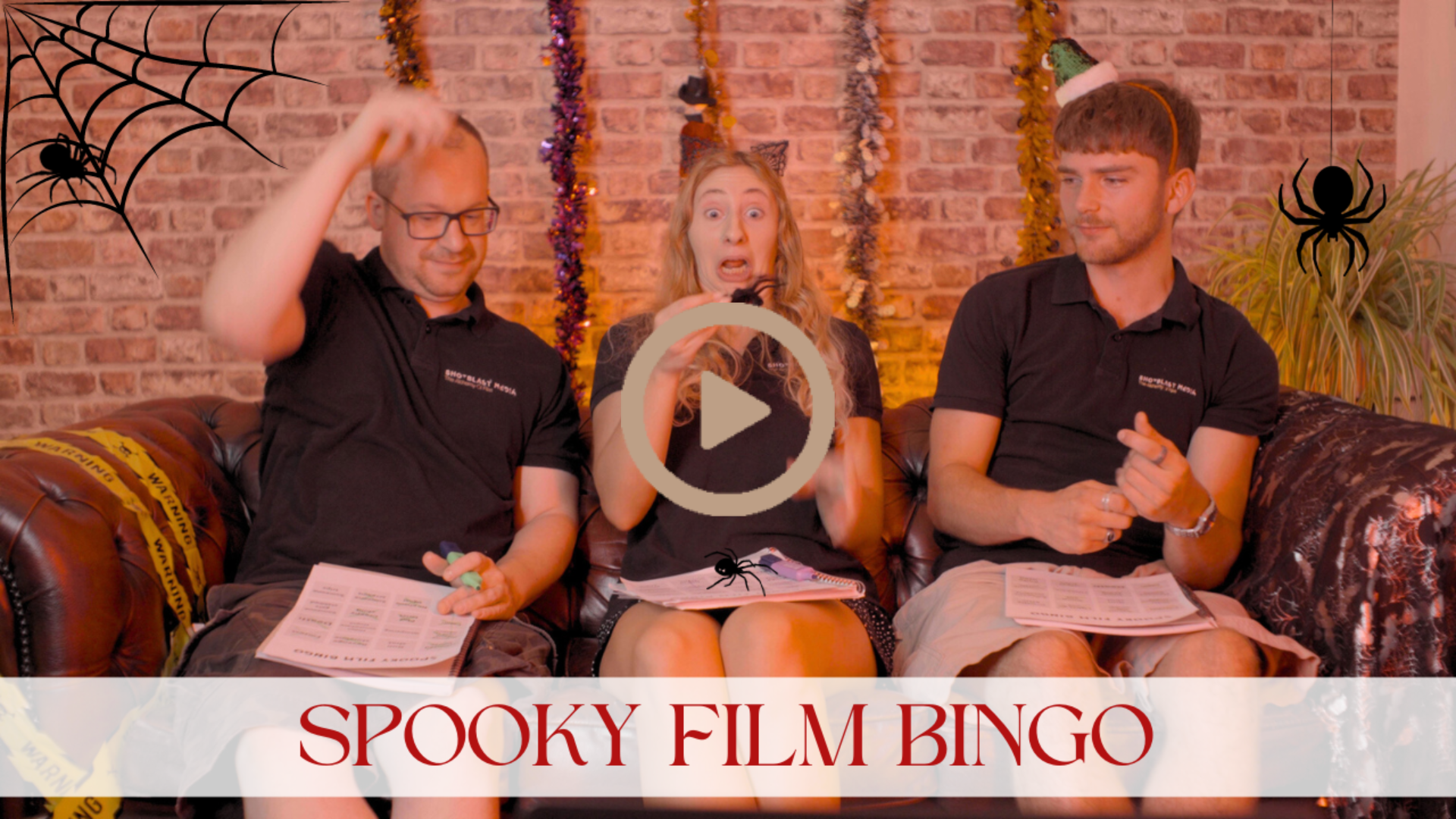 Spooky Film Bingo
